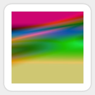 PINK GREEN ORANGE TEXTURE ART Sticker